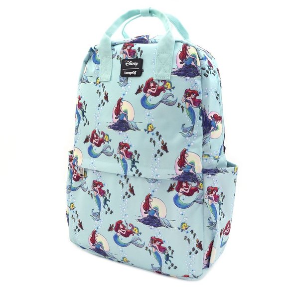 Loungefly x Little Mermaid Ariel Square Backpack - Picture 4 of 7